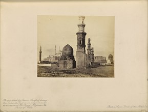 Cairo, Egypt, Tombs of the Memlooks; Francis Bedford, English, 1815,1816 - 1894, London, England; 1862; Albumen silver print
