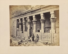 Colonnade of the Great Court of the Temple of Isis; Francis Bedford, English, 1815,1816 - 1894, London, England; March 13, 1862