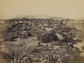 Yâfa - The Ancient Joppa, From the West; Francis Bedford, English, 1815,1816 - 1894, London, England; 1862; Albumen silver