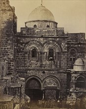 Jerusalem, Façade of the Church of the Holy Sepulchre; Francis Bedford, English, 1815,1816 - 1894, London, England; April 8