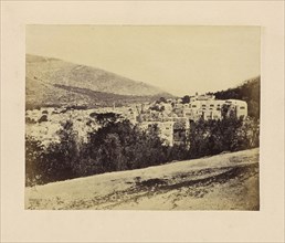 Nablûs, General View of the Town; Francis Bedford, English, 1815,1816 - 1894, London, England; April 12, 1862; Albumen silver
