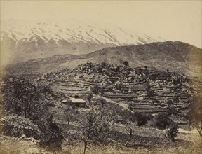 Mount Hermon, from Rasheiya; Francis Bedford, English, 1815,1816 - 1894, London, England; April 27, 1862; Albumen silver print