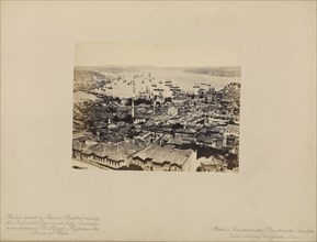 Constantinople, View from the Seraskier Tower, Showing the Golden Horn; Francis Bedford, English, 1815,1816 - 1894, London