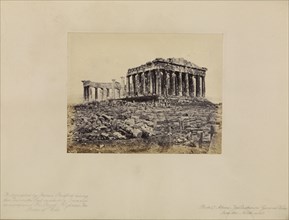 Athens, The Parthenon, General View from the Northwest; Francis Bedford, English, 1815,1816 - 1894, London, England; May 31