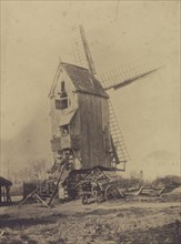 Windmill; French, Louis Désiré Blanquart-Evrard, French, 1802 - 1872, Lille, France; 1853; Salted paper print; 16.4 cm, 6 7,16