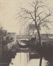 Pont sur un torrent; Édouard Loydreau, French, 1820 - 1905, Louis Désiré Blanquart-Evrard, French, 1802 - 1872, Lille, France