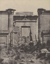 Thèbes: Petit Temple de Médinet-Habou; Maxime Du Camp, French, 1822 - 1894, Louis Désiré Blanquart-Evrard French, 1802 - 1872
