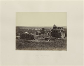 Distant View of Damascus; Francis Frith, English, 1822 - 1898, Damascus, Syria; 1858; Albumen silver print