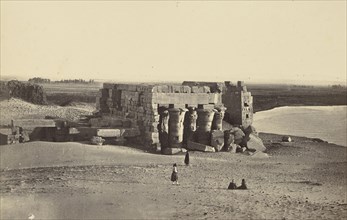Koum Ombo, From the North East; Francis Frith, English, 1822 - 1898, Kom Ombo, Egypt; 1857; Albumen silver print
