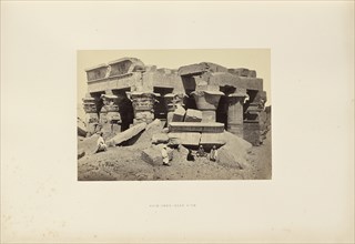 Koum Ombo - Near View; Francis Frith, English, 1822 - 1898, Kom Ombo, Egypt; 1857; Albumen silver print