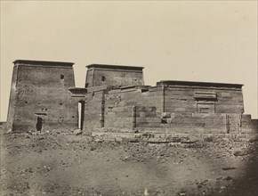 Nubie. Temple de Dakkeh. Vue générale; Maxime Du Camp, French, 1822 - 1894, Louis Désiré Blanquart-Evrard French, 1802 - 1872