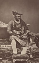H.H. General the Maharaja Sindia of Gwalior, G.C.B., G.C.S.I; Bourne & Shepherd, English, founded 1863, London, England; 1877