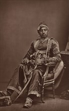 H.H. The Maharana of Udaipur; Bourne & Shepherd, English, founded 1863, London, England; 1877; Woodburytype; 19 x 12.1 cm