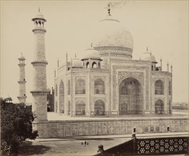 The Taj from the South, Agra; Samuel Bourne, English, 1834 - 1912, Agra, India; 1865 - 1866; Albumen silver print