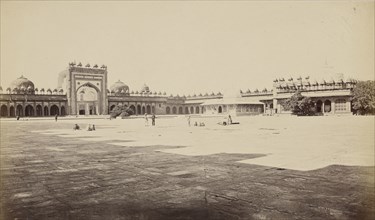 Futtehpore Sikri near Agra; Samuel Bourne, English, 1834 - 1912, Fatehpur Sikri, India; 1866; Albumen silver print