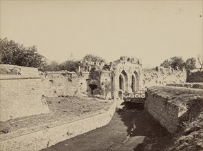 The Kashmir Gate, Delhi; Samuel Bourne, English, 1834 - 1912, Delhi, India; about 1866; Albumen silver print