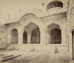 The Motee Musjid,  Pearl Mosque,  Delhi; Samuel Bourne, English, 1834 - 1912, Delhi, India; about 1866; Albumen silver print