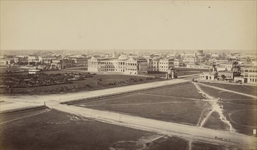 Calcutta from the Maidan; Samuel Bourne, English, 1834 - 1912, Calcutta, India; 1867 - 1868; Albumen silver print