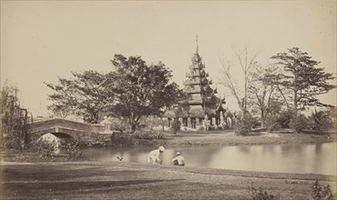 In the Eden Gardens, Calcutta; Samuel Bourne, English, 1834 - 1912, Calcutta, India; 1867 - 1868; Albumen silver print