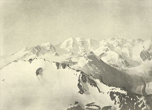 La Chaîne du Bernina Prise du Pic Languard; Aimé Civiale, Italian, 1821 - 1893, Print by Jean-Dominique Gustave Arosa French