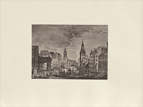 The Trongate in 1774; Thomas Annan, Scottish,1829 - 1887, Glasgow, Scotland; 1878; Carbon print; 11.3 × 15.9 cm