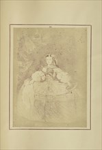 Portrait of the Infanta Margarita Maria; Nikolaas Henneman, British, 1813 - 1893, London, England; 1847; Salted paper print