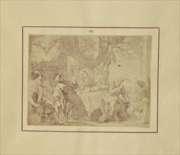 Our Lord and the Two Disciples at Emmaus; Nikolaas Henneman, British, 1813 - 1893, London, England; 1847; Salted paper print