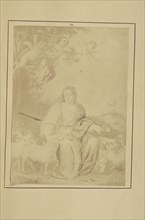 The Divine Shepherdess; Nikolaas Henneman, British, 1813 - 1893, London, England; 1847; Salted paper print; 13 × 9.5 cm