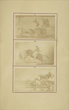 An Exploit of Martincho in the Bull-Ring at Zaragoza; Nikolaas Henneman, British, 1813 - 1893, London, England; 1847; Salted