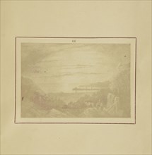 View of Gijon, the Birth-Place of Don Juan Agustin Cean Bermudez; Nikolaas Henneman, British, 1813 - 1893, London, England