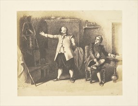 Miles Standish and John Alden; Mathew B. Brady, American, about 1823 - 1896, New York, United States; 1859; Albumen silver
