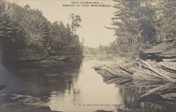 The Narrows Dells of the Wisconsin; Henry Hamilton Bennett, American, born Canada, 1843 - 1908, Wisconsin, United States