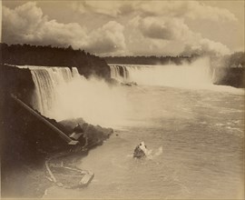 Chûtes du Niagara; Attributed to George E. Curtis, American, 1830 - 1910, Niagara Falls, New York, United States; 1860s - 1880s