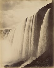Chûte du Niagara; Canada; 1860s - 1880s; Albumen silver print