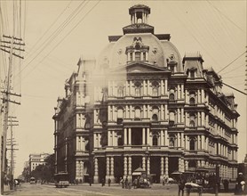 New York, Post Office; New York, United States; 1860s - 1880s; Albumen silver print
