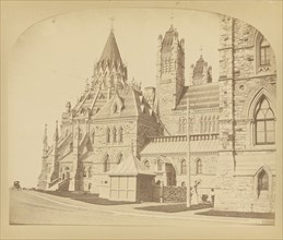 Ottawa, Palais du Parlement, la bibliotheque; Ottawa, Canada; 1860s - 1880s; Albumen silver print