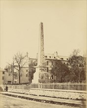 Quebec, Monument de Wolfe & de Montcalm; Quebec City, Quebec, Canada; 1860s - 1880s; Albumen silver print