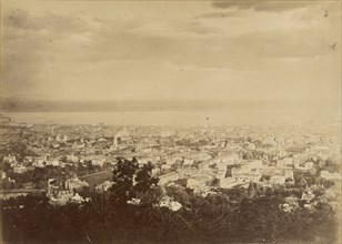 Montreal, panorama; Montreal, Quebec, Canada; 1860s - 1880s; Albumen silver print