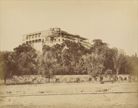 Vistas Mexicanas. Mexico, Castillo de Chapultepec; Abel Briquet, French, 1833 - ?, Mexico City, Mexico; 1860s - 1880s; Albumen