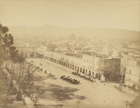 Vistas Mexicanas. Mexico, Mercaderes Portal; Abel Briquet, French, 1833 - ?, Mexico City, Mexico; 1860s - 1880s; Albumen silver