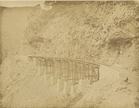 Mexico. Viaduct in the Infernal Ravine, Mexican Railroad; Abel Briquet, French, 1833 - ?, Mexico; 1860s - 1880s; Albumen silver