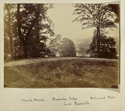 From the Mound. Pembroke Lodge. Richmond Park. Lord Russell's; Ronald Ruthven Leslie-Melville, Scottish,1835 - 1906, London