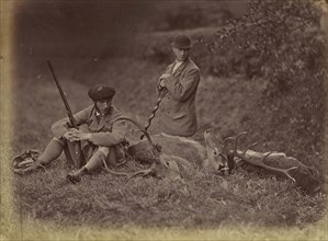A Day's Deerstalking: Not a Bad Day's Work; Ronald Ruthven Leslie-Melville, Scottish,1835 - 1906, England; 1860s; Albumen