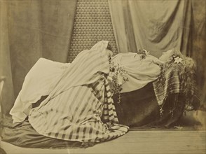 Lady Middleton as  Elaine  and Sophy L.M. in Tableau Vivant from  Idylls of the King; Ronald Ruthven Leslie-Melville, Scottish
