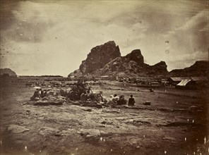 Abyssinia. Natives at Senafe outside camp; Ronald Ruthven Leslie-Melville, Scottish,1835 - 1906, Ethiopia; about 1867 - 1868