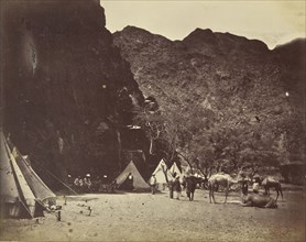 Abyssinia. Undul Wells Camp in Koomayli Pass; Ronald Ruthven Leslie-Melville, Scottish,1835 - 1906, Ethiopia; about 1867 - 1868