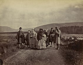 Going to the Ball at Portree; Ronald Ruthven Leslie-Melville, Scottish,1835 - 1906, Scotland; 1860s; Albumen silver print