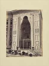 Caire, Porte de la mosquée Sultan Hassan; Félix Bonfils, French, 1831 - 1885, 1870s; Albumen silver print