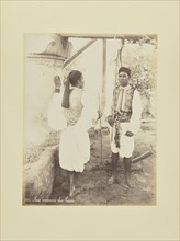 Saïs coureurs du Caire; Félix Bonfils, French, 1831 - 1885, 1870s; Albumen silver print