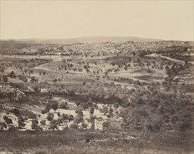 Jerusalem from the Mount of Olives; Francis Frith, English, 1822 - 1898, Jerusalem, Israel; 1858; Albumen silver print